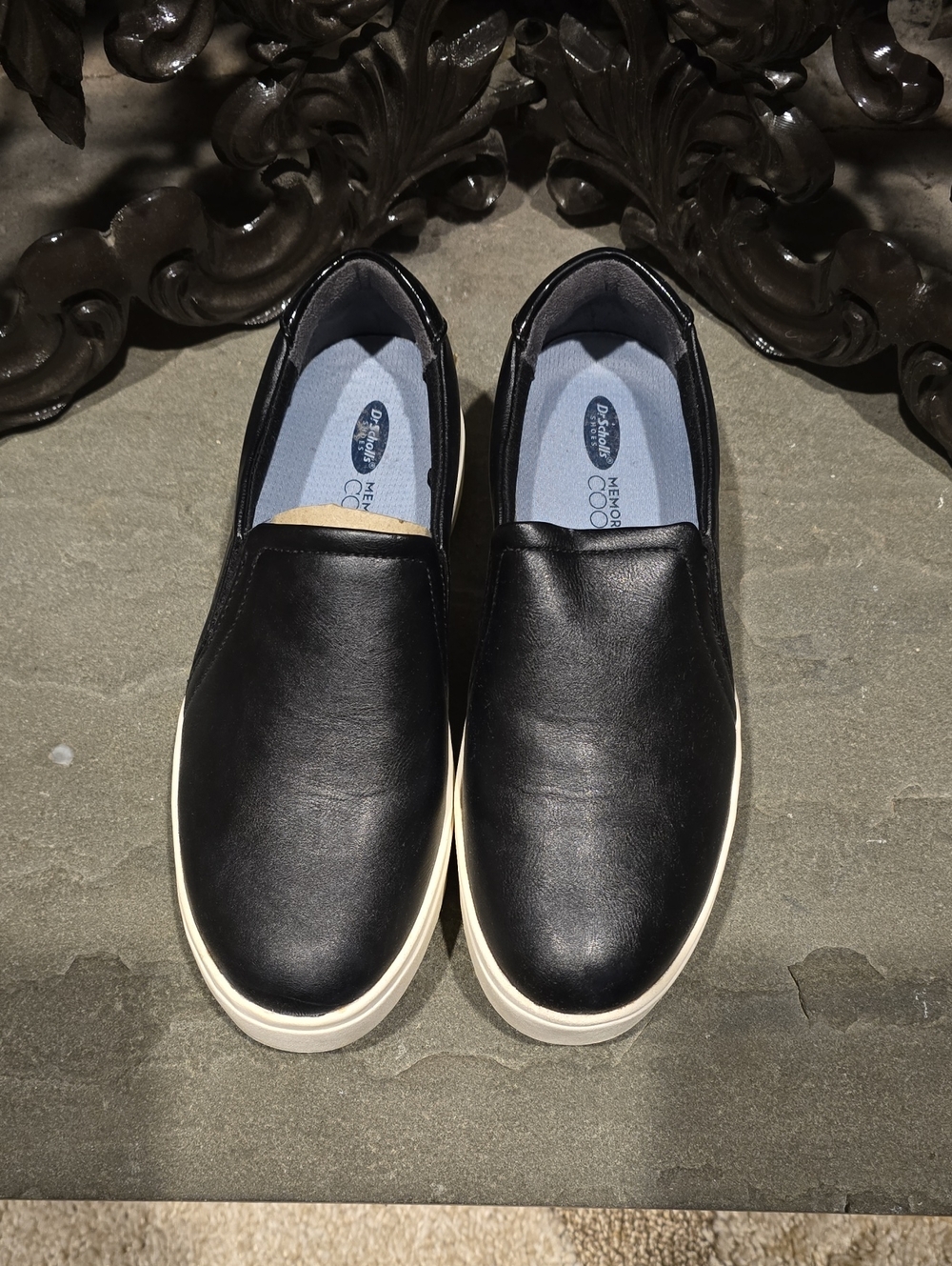 Women's Dr. Scholl's Kinney Black Slip-On Sneakers